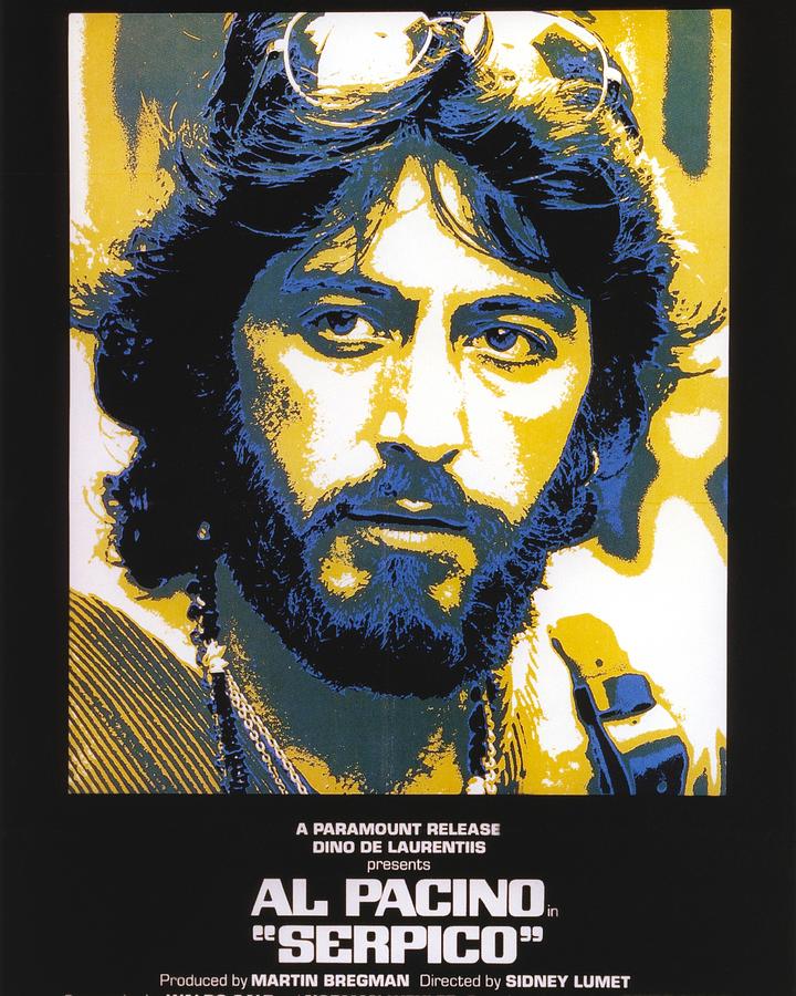 Poster Of Serpico Photograph by Globe Photos - Pixels