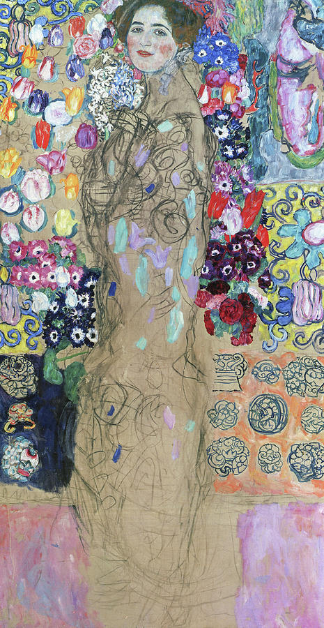 Posthumous Portrait of Ria Munk Painting by Gustav Klimt