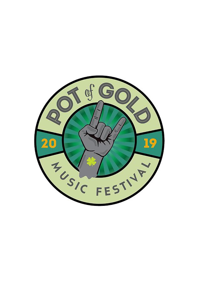 Pot Of Gold Festival Logo Nc92 Digital Art by Nicole International