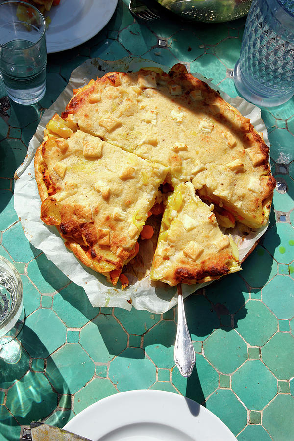 Potato And Carrot Quiche, Sliced Photograph by Petr Gross Pixels