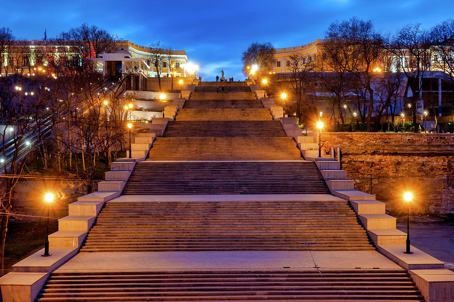 Potemkin Stairs Photograph by Fabrizio Troiani