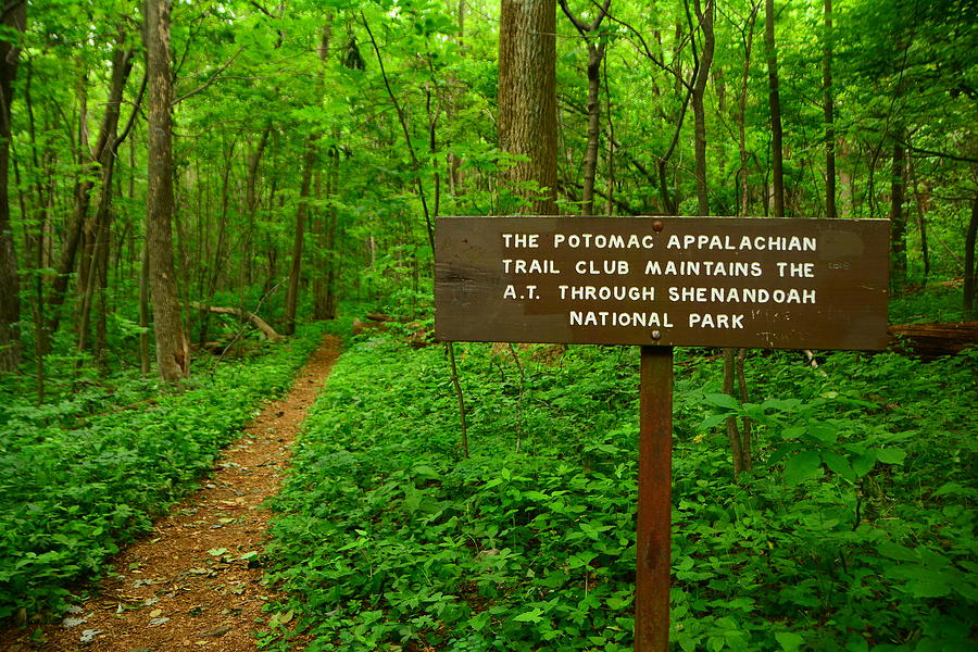 Potomac Trail Club Sign Photograph by Raymond Salani III