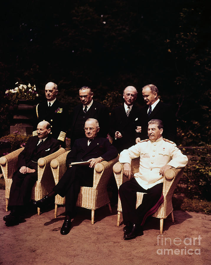 Potsdam Conference Photograph by Bettmann