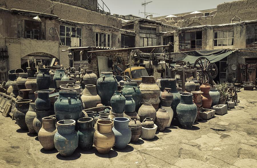 Iran Photograph - Pottery Workshop by Amir Ramezani