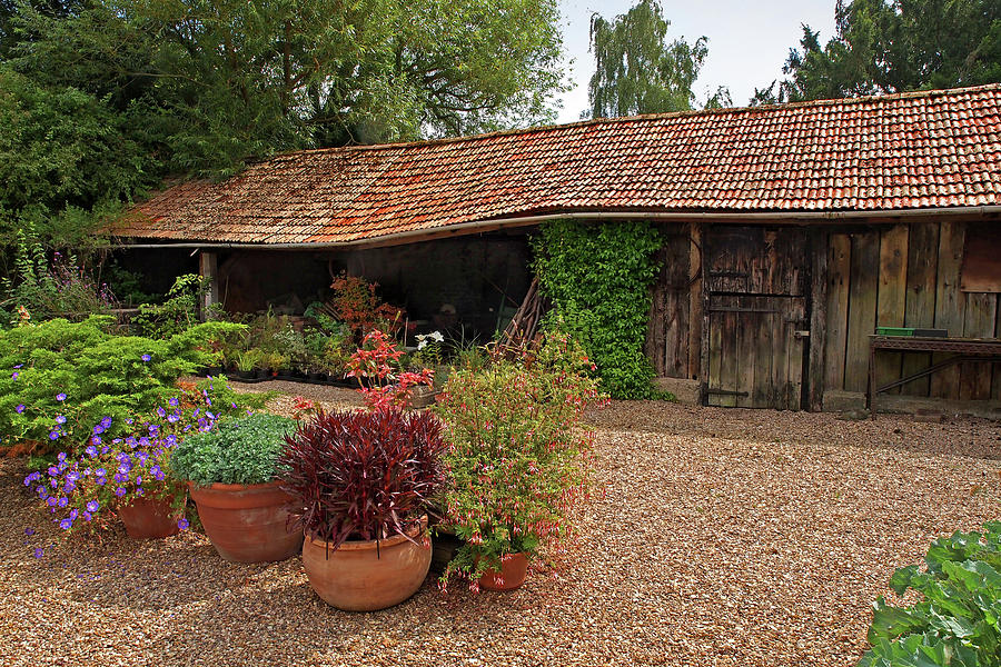 Potting Shed In The Old Barn Photograph by Gill Billington