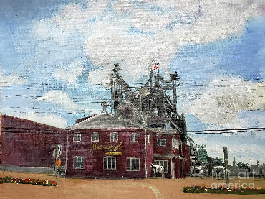 Poulin Grain in Newport Painting by Donna Walsh