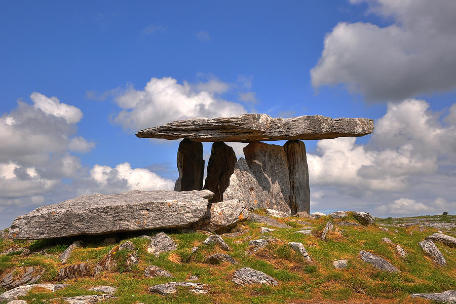 Poulnabrone Dolmen Photograph by Photography By Robert Riddell