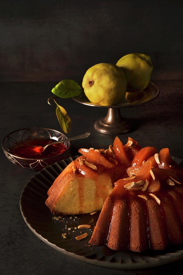 Pound Cake With Quinces Photograph by Rose Hodges