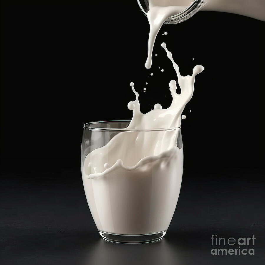 Pouring Milk Photograph by Leonello Calvetti/science Photo Library Pouring Milk Photograph by Leonello Calvetti/science Photo Library
