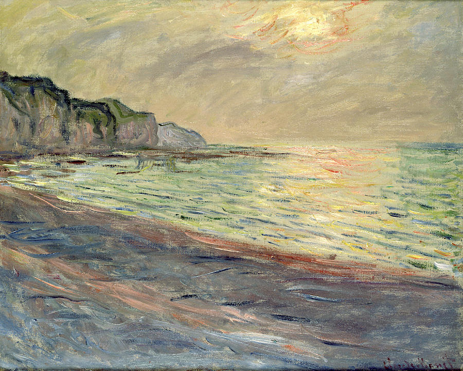 Pourville, Sunset, 1882 Painting