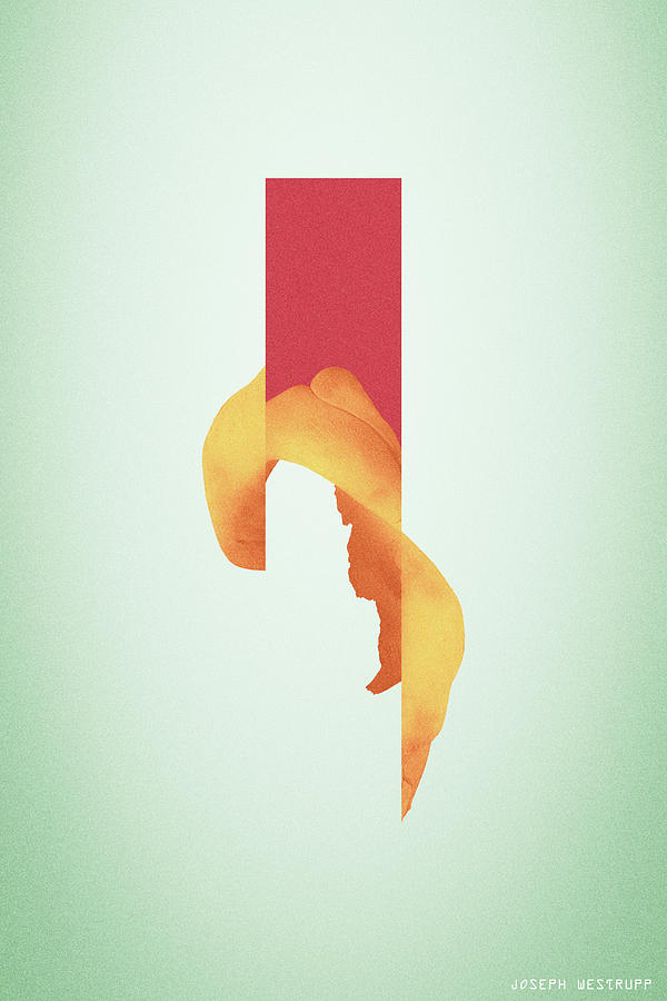 Powder Bone Flare - Surreal Abstract Elephant Bone Collage With Rectangle by Joseph Westrupp Powder Bone Flare - Surreal Abstract Elephant Bone Collage With Rectangle by Joseph Westrupp
