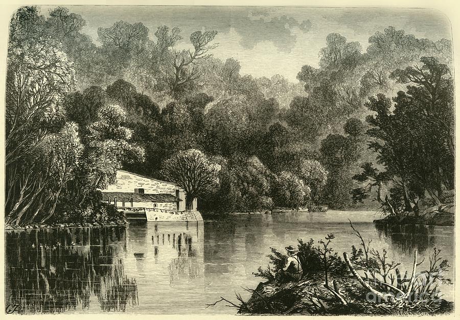 Powder-mills Drawing by Print Collector
