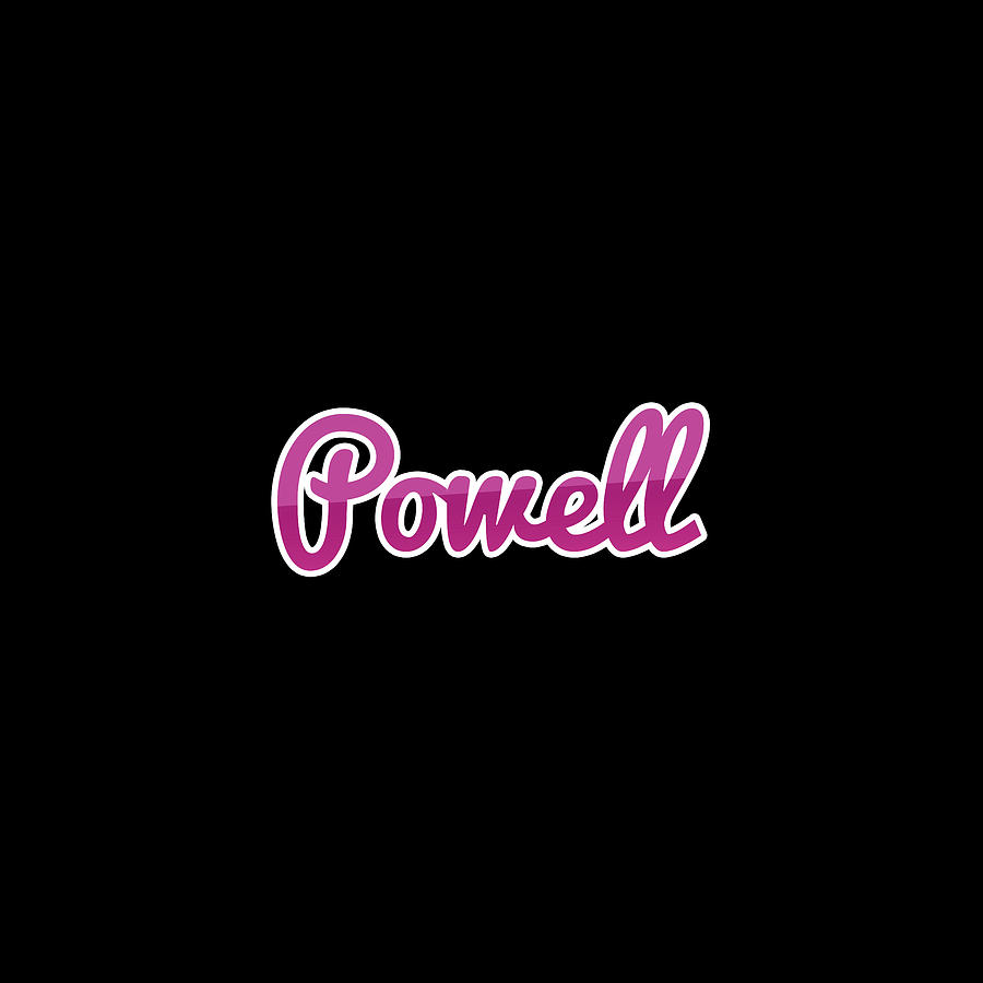 Powell #Powell Digital Art by TintoDesigns