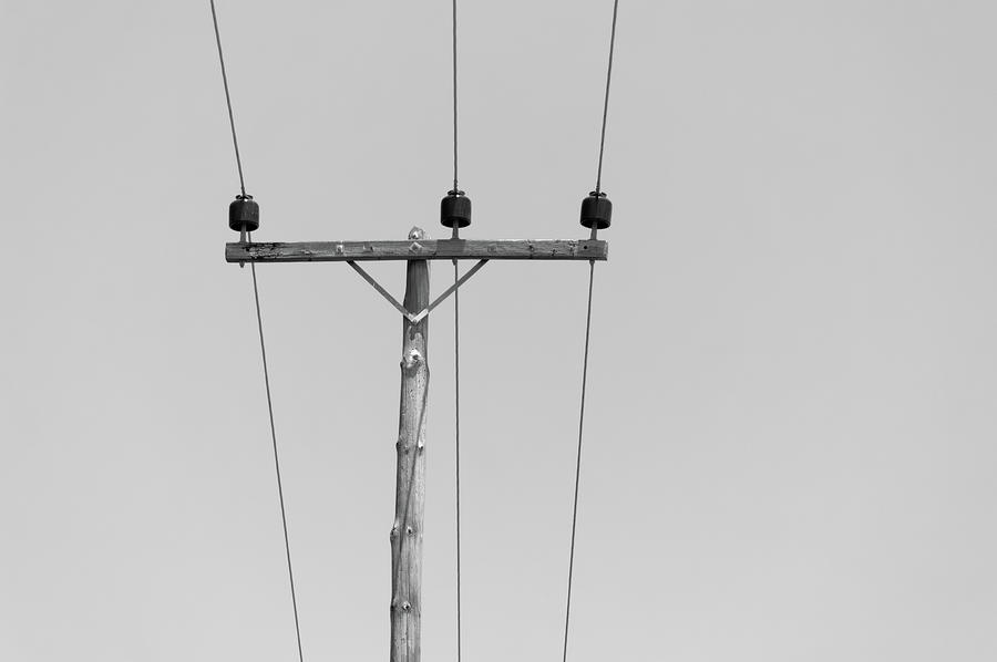 Power Line Pole Photograph by Daniel Kulinski