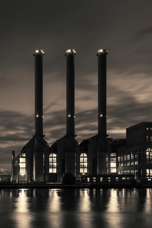 Power Station Providence RI I Toned Photograph by David Gordon