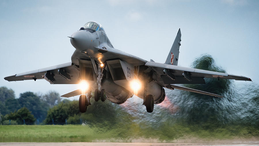 Jet Photograph - Power Take Off by Piotr Wrobel