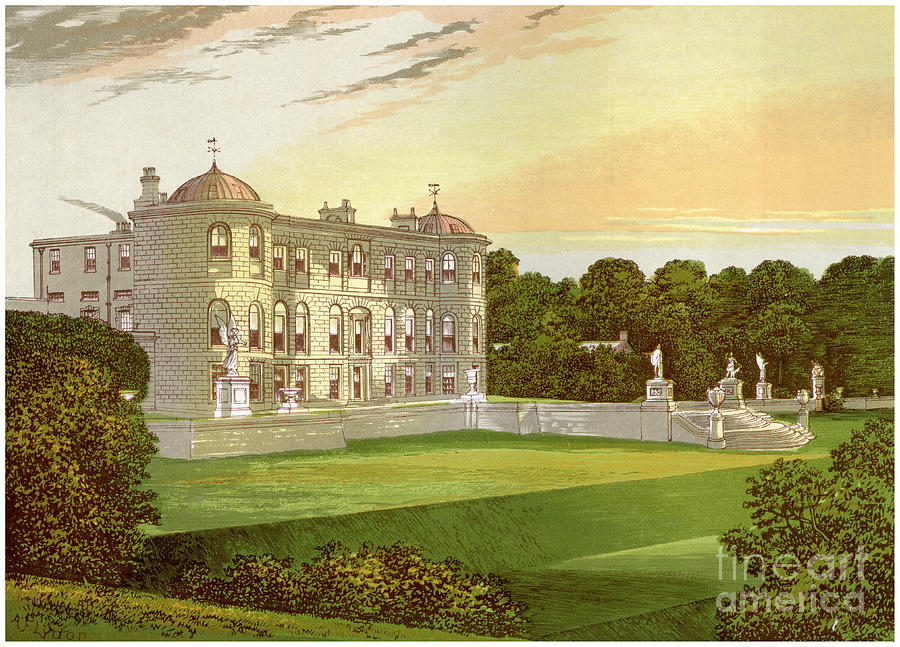 Powerscourt, County Wicklow, Ireland Drawing by Print Collector