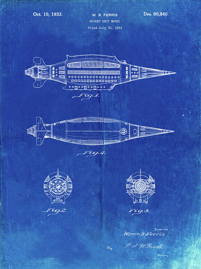 rocketship blueprints