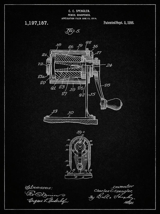 Pp27-vintage Black Coffee 2 Part Percolator 1894 Patent Poster Poster by  Cole Borders - Fine Art America
