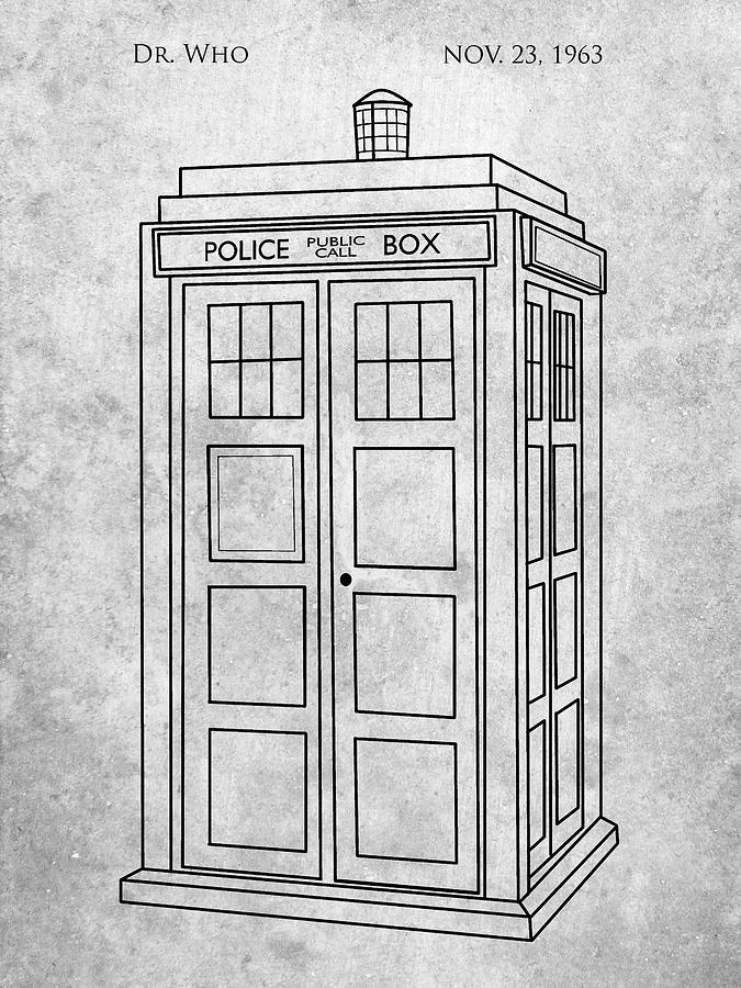 Poster Doctor Who - Tardis Plans | Wall Art, Gifts & Merchandise 