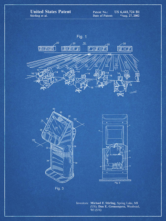 Pp165- Blueprint Paper Clip Patent Poster Metal Print by Cole Borders -  Pixels
