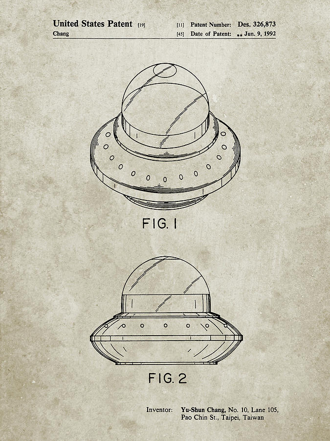 Toy Digital Art - Pp667-sandstone Flying Saucer Poster by Cole Borders