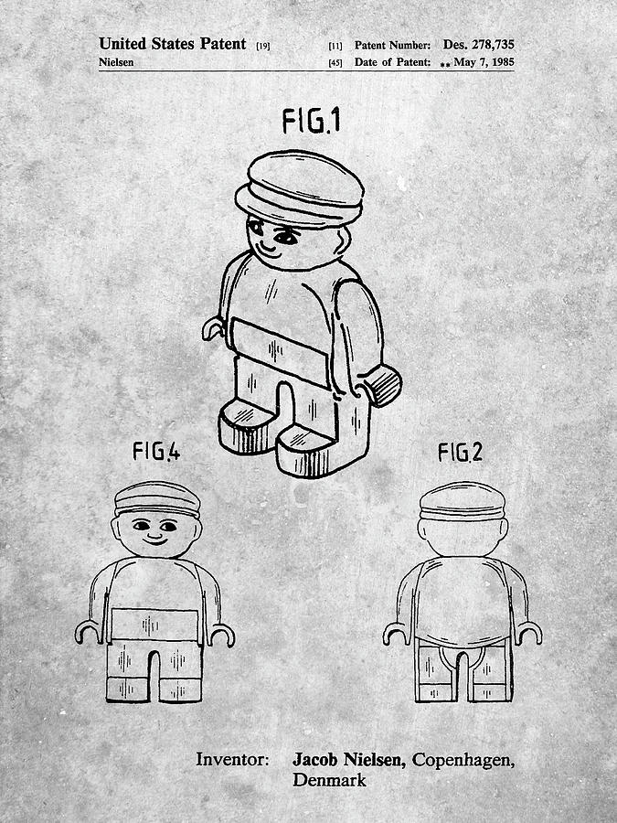 Pp928-slate Lego Guy Poster Digital Art by Cole Borders - Fine Art America