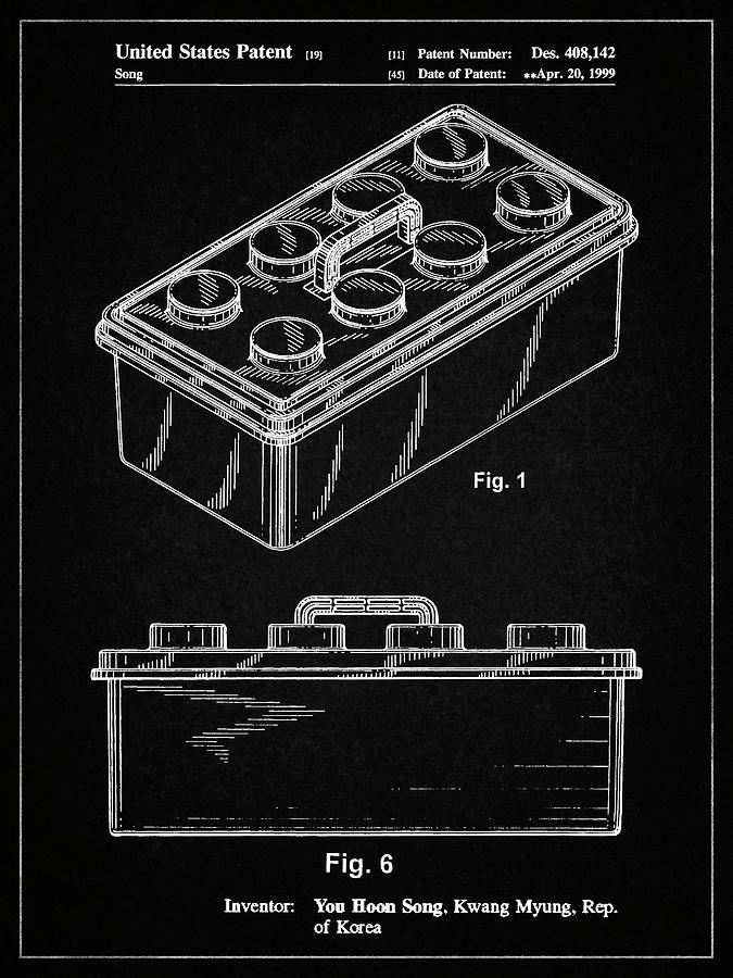 black lego storage