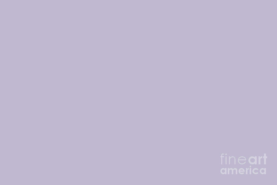 PPG Glidden Trending Colors of 2019 Wild Lilac Pastel Purple PPG1175-4 Solid Color Digital Art by PIPA Fine Art - Simply Solid
