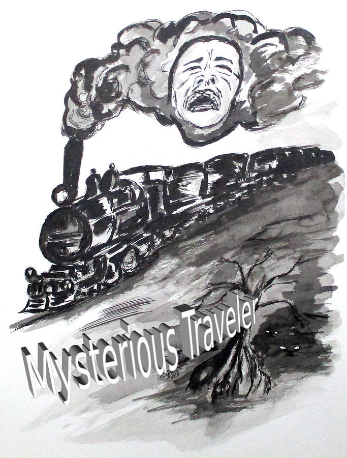 PRA Mysterious Traveler Drawing by Clyde J Kell