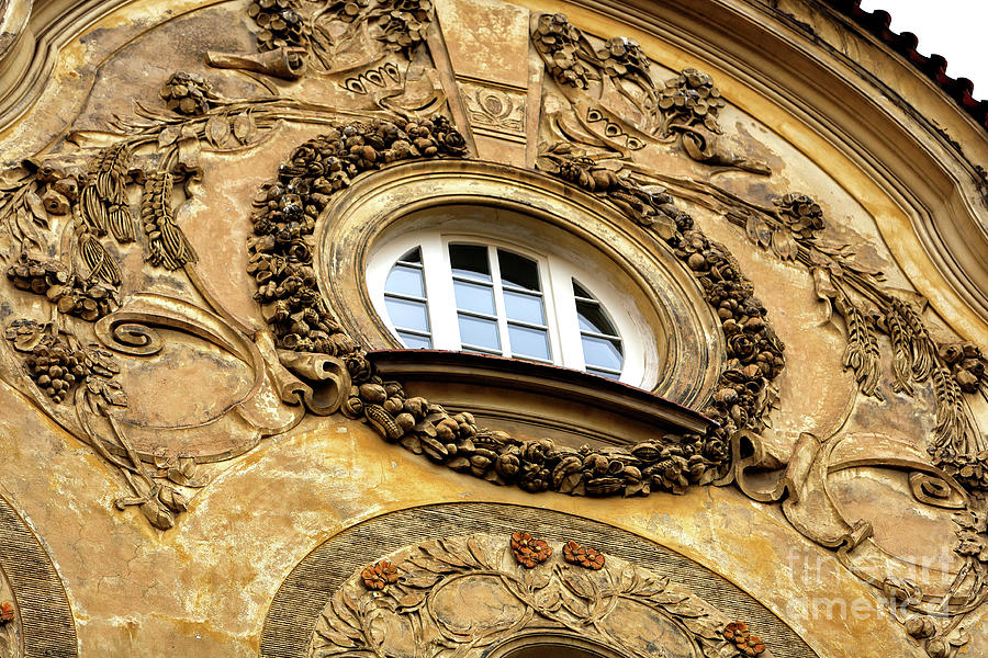 Prague Architectural Design in the Old Town Quarter Photograph by John Rizzuto
