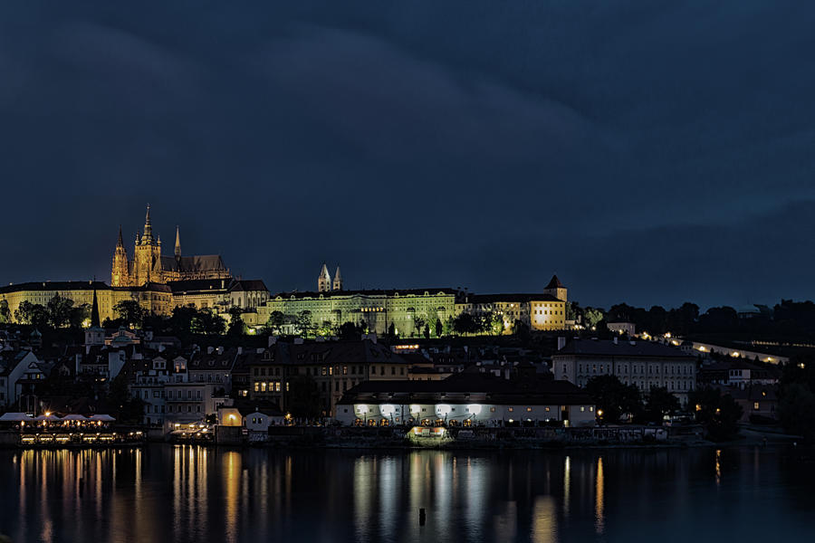 Prague by night Photograph by Vivida Photo PC