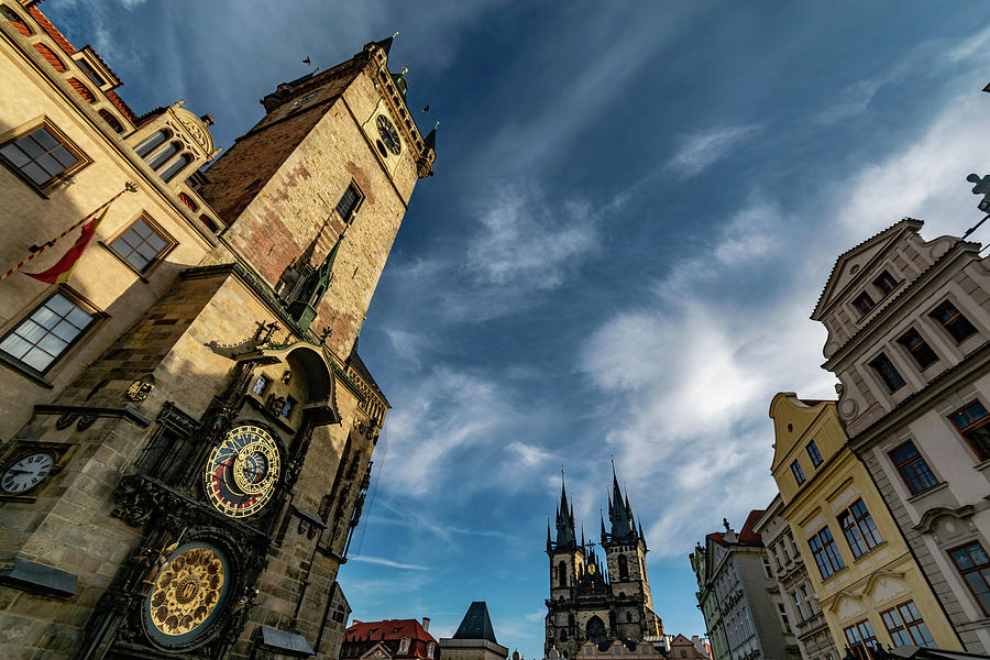 Prague City Hall Photograph by Steven Richman