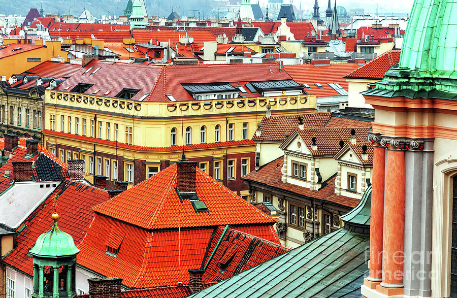 Prague Color Spectrum in Old Town Photograph by John Rizzuto