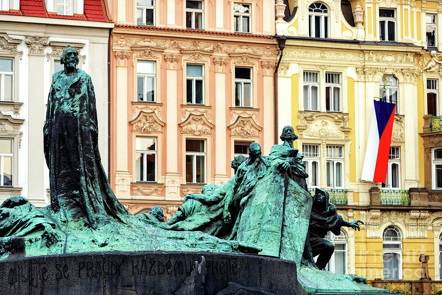 Prague Old Town Square Colors Photograph by John Rizzuto