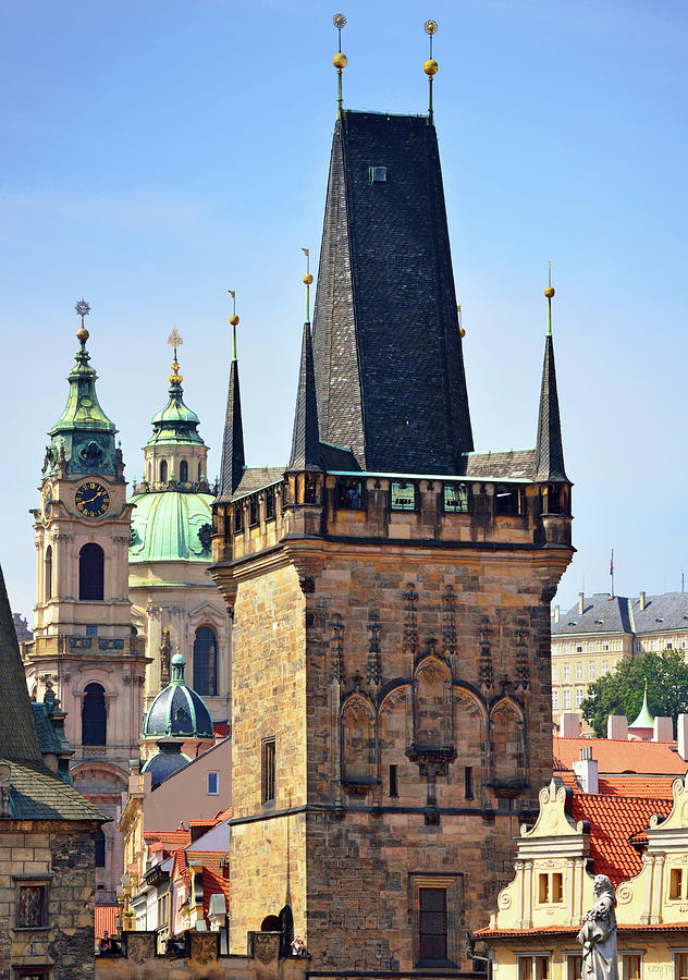 Prague Towers Photograph