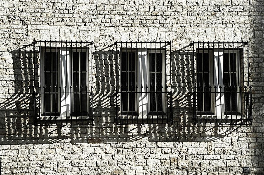 Prague Windows. Light and Shadows Photograph by Jenny Rainbow