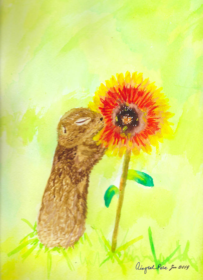 Prairie Dog Painting by AHONU Aingeal Rose