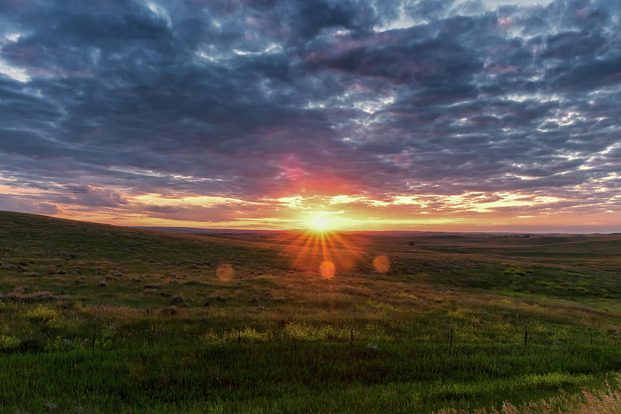 Prairie Fire Photograph by Peter Russell - Fine Art America