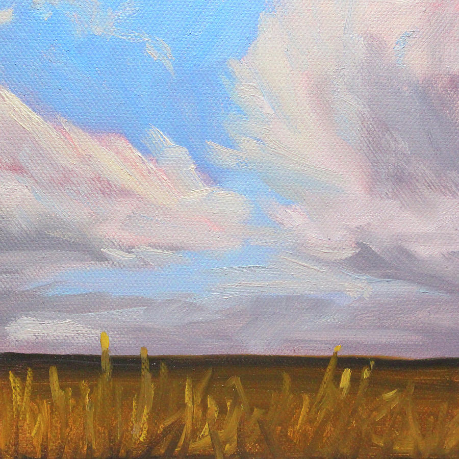 Prairie Sky Painting by Nancy Merkle