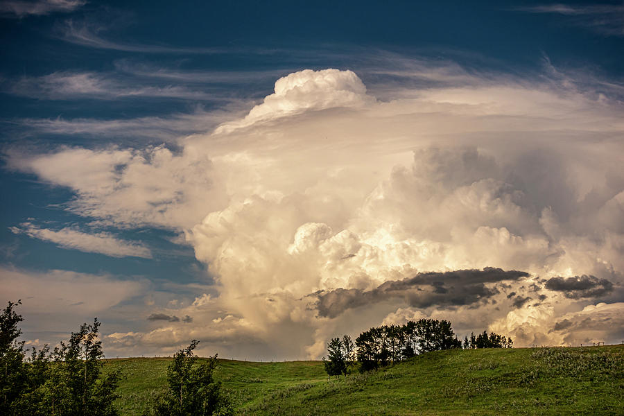 Prairie Summer Thunderstorm by Karen Rispin Prairie Summer Thunderstorm by Karen Rispin