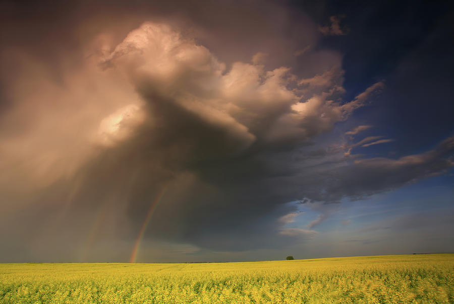 Prairie Thunderstorm In The American Photograph by Imaginegolf