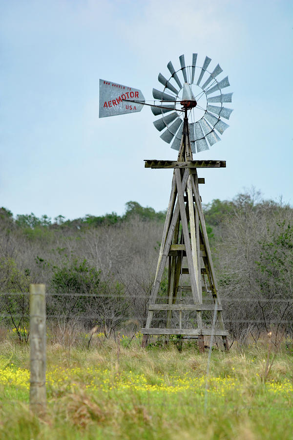 Prairie Windmill Photograph by Jimmie Bartlett