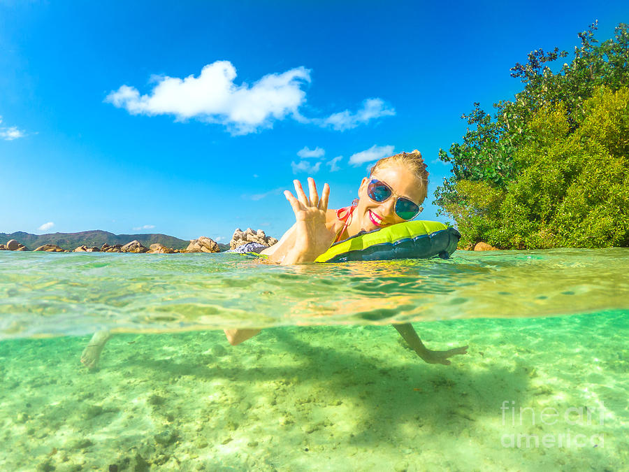 Praslin Seychelles summer holidays Photograph by Benny Marty