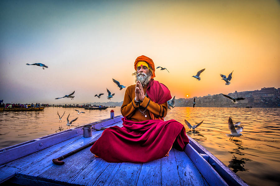 Pray Of Sadhu Photograph by Saurabh Sirohiya