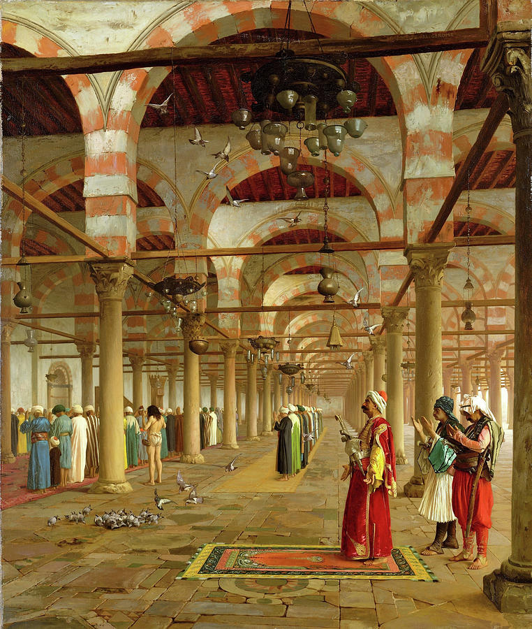 Jean Leon Gerome Painting - Prayer In The Mosque - Digital Remastered Edition by Jean-Leon Gerome Jean Leon Gerome Painting - Prayer In The Mosque - Digital Remastered Edition by Jean-Leon Gerome