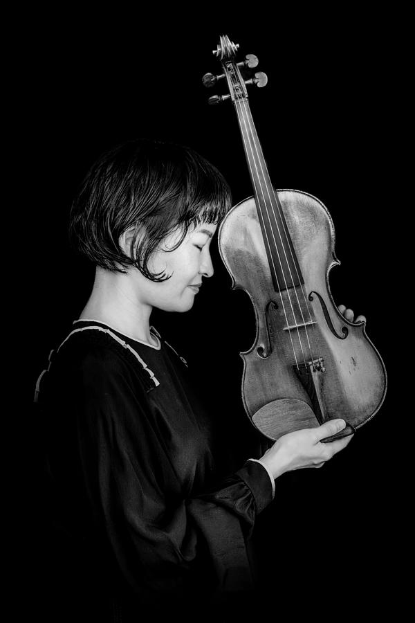 Prayer Of A Female Violinist Photograph by Eiji Yamamoto