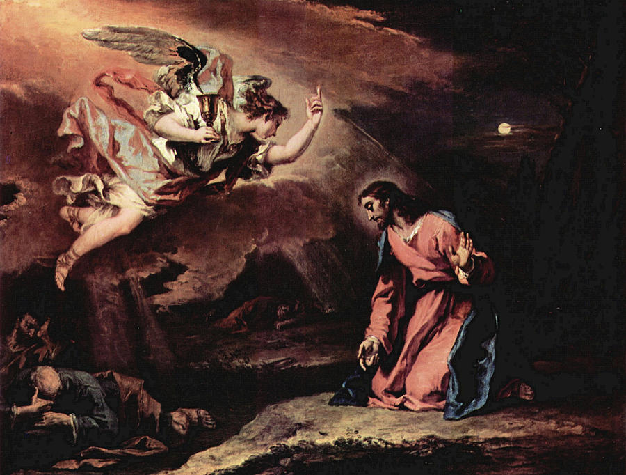 Prayer of Christ on the Mount of Olives  Painting by Sebastiano Ricci