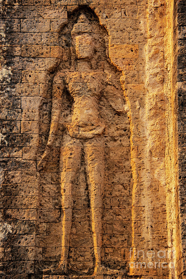 Pre Rup Temple Bas Relief Photograph by Bob Phillips