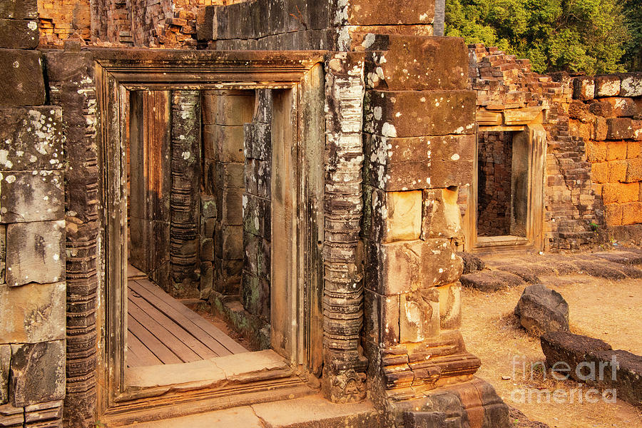 Pre Rup Temple Doors Photograph by Bob Phillips
